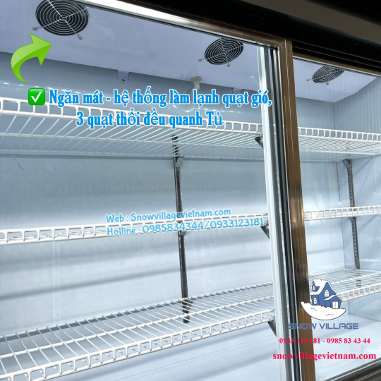 Tủ trên mát dưới đông 3 chế độ 1.6m DC-1600HY