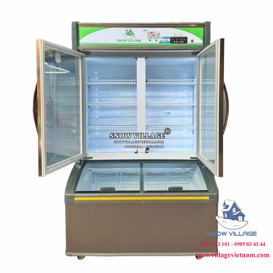 Tủ trưng bày trên mát-dưới đông cao cấp LCD-1198