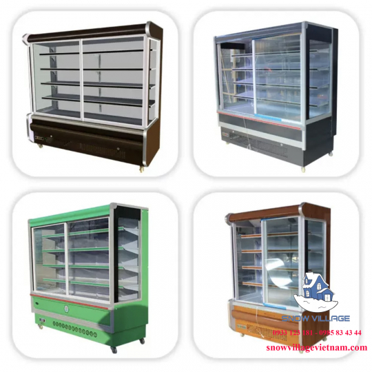 Tủ mát siêu thị cửa lùa