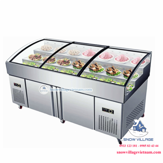 Tủ trưng bày trên mát-dưới đông (dạng nằm) BT-B1.8D