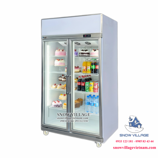 Tủ mát 2 cửa kính cao cấp LC-1260FA