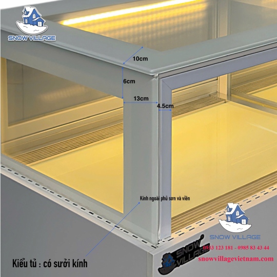 Tủ bánh kem 1 tầng