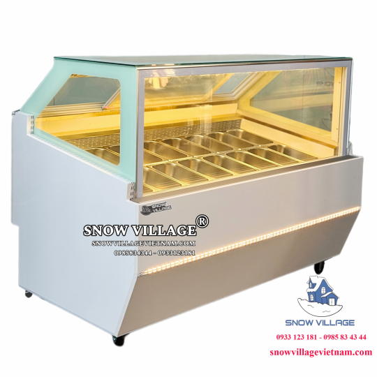 Tủ đông trưng bày kem 16 khay BL-1.6V