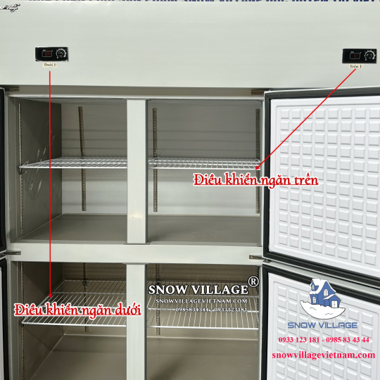 Tủ đông 6 cửa inox Coil SLLDZ4-1300L