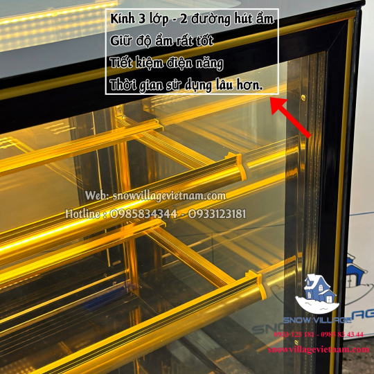 Tủ bánh 3 tầng 1.2m GB-300-4L.Z
