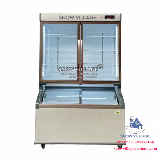 Tủ trên mát dưới đông siêu thị LMD-1262QK