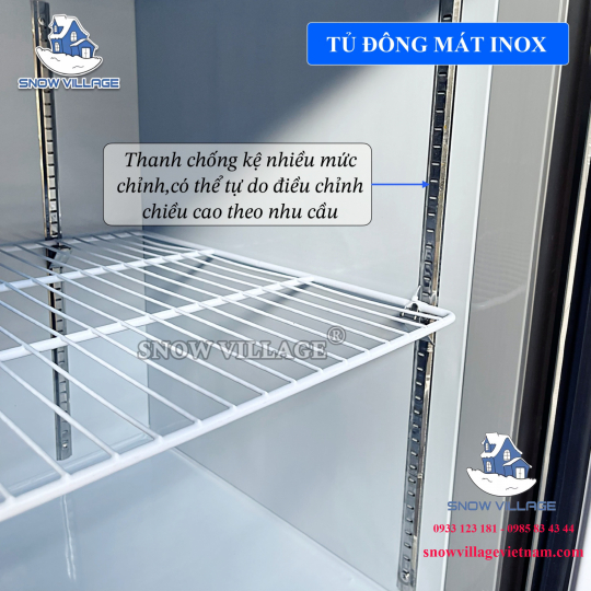 Tủ đông 2 cửa inox Coil SLLDZ4-538L