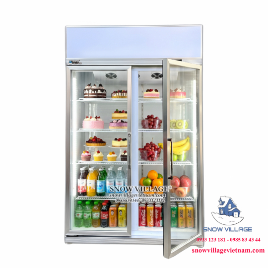 Tủ mát 2 cửa kính cao cấp LC-1260FA