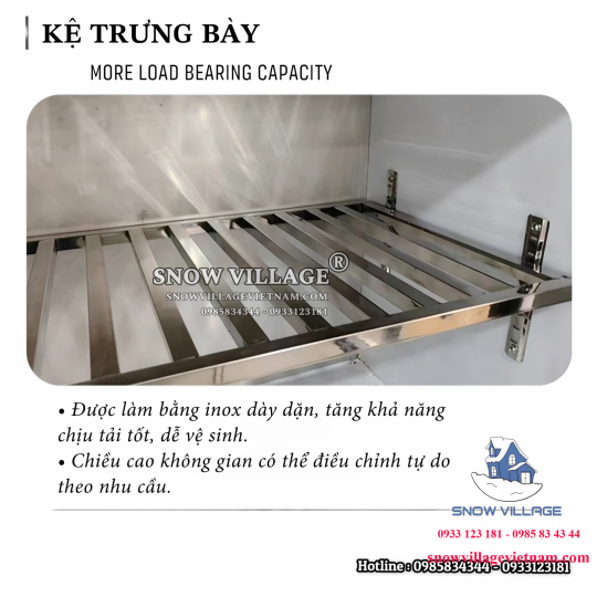 Tủ trên mát - dưới đông inox 1.5m PLRD-15N2B2