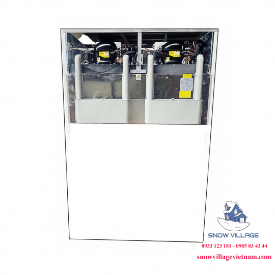 Tủ đông mát 4 cánh inox 304