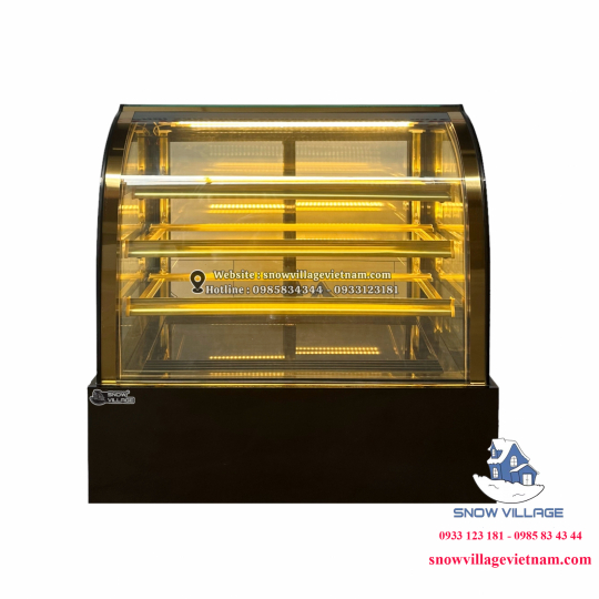 Tủ mát mini kính cong 4 tầng GB-120.Z4