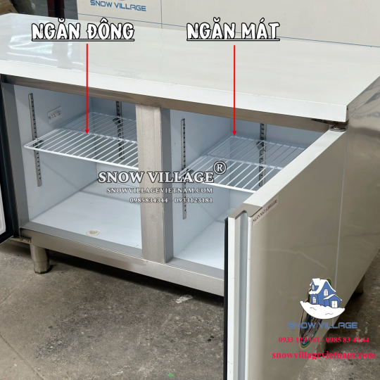 Bàn lạnh nửa đông-nửa mát 1.8m PLS.45L2S