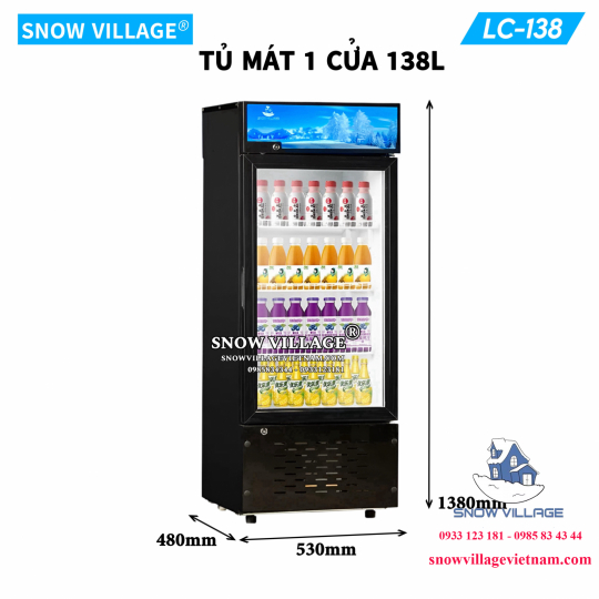 Tủ mát 1 cửa 138L