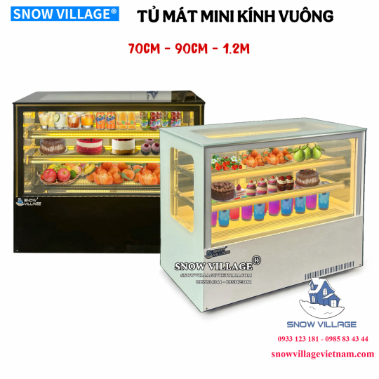 Tủ mát để bàn kính vuông 90cm GB-120V