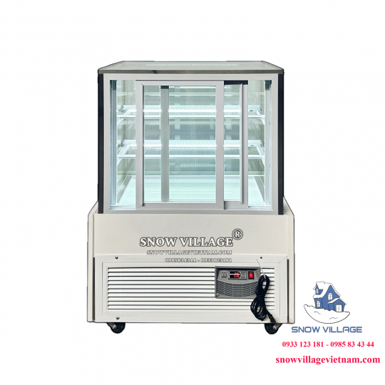 Tủ bánh kem thiết kế 90cm 3 tầng DG-900