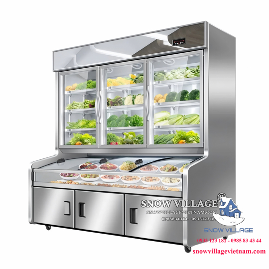 Tủ trên mát dưới đông 3 chế độ cao cấp DC-1800FY