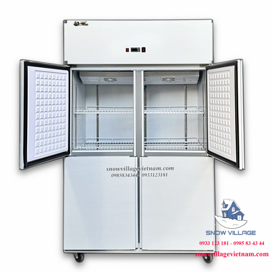 Tủ đông 4 cánh inox quạt lạnh SLLDZ4-820LD