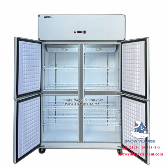 Tủ đông 4 cánh inox quạt lạnh SLLDZ4-820LD