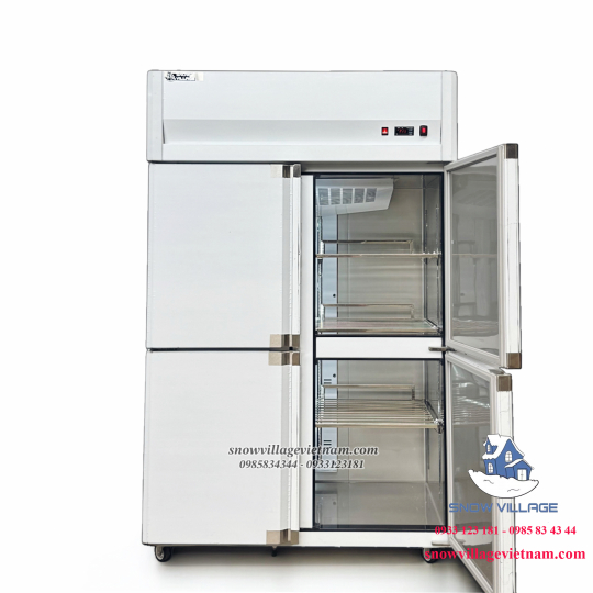 Tủ đông mát 4 cánh inox 950L