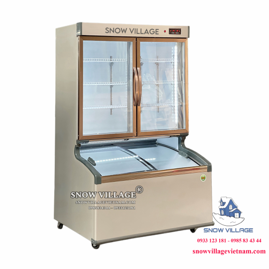 Tủ trên mát dưới đông siêu thị LMD-1262QK