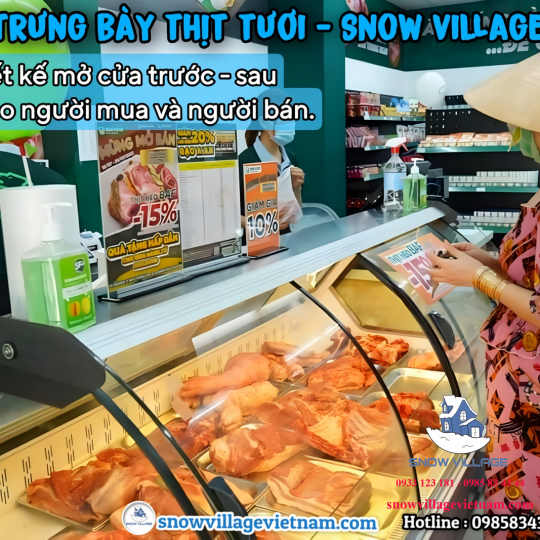 Tủ mát trưng bày-bảo quản thịt tươi 2m SC-2.0 QL