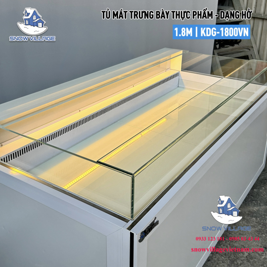 Tủ mát trưng bày siêu thị không cửa 1.8m KDG-1800VN