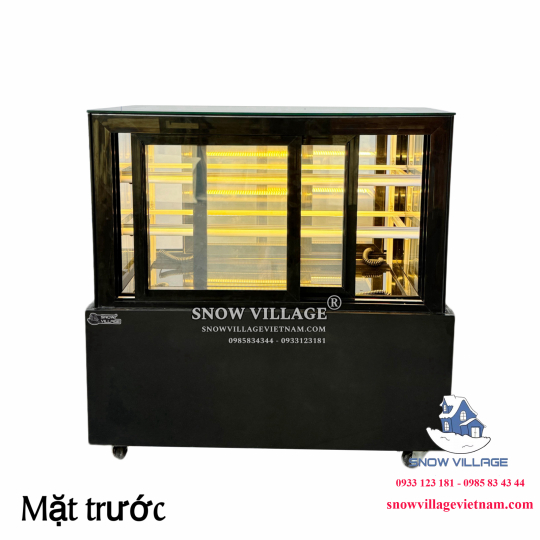 Tủ bánh kem mở cửa trước 90cm 3 tầng