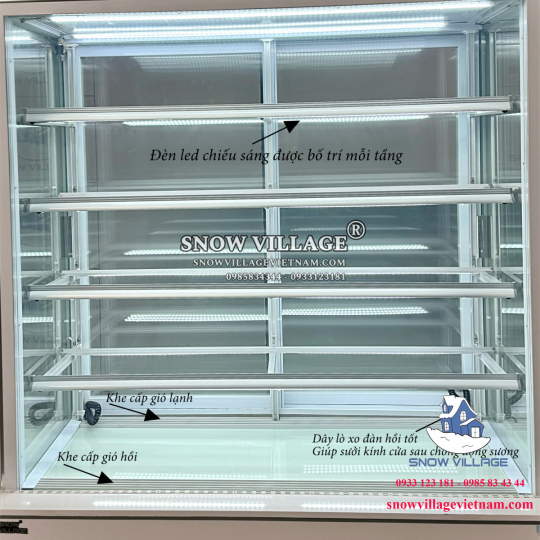 Tủ bánh 5 tầng 1.5m GB-350-4L.Z5