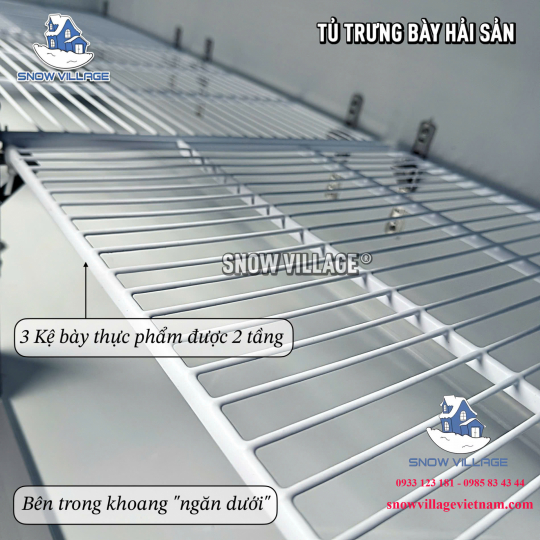 Tủ trưng bày hải sản 2.5m AD-2.5