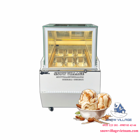 Tủ trưng bày kem tươi 6 khay BL-0.6V