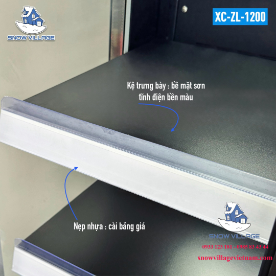 Tủ mát siêu thị 2 cửa kính lùa 1.2m XC-ZL-1200