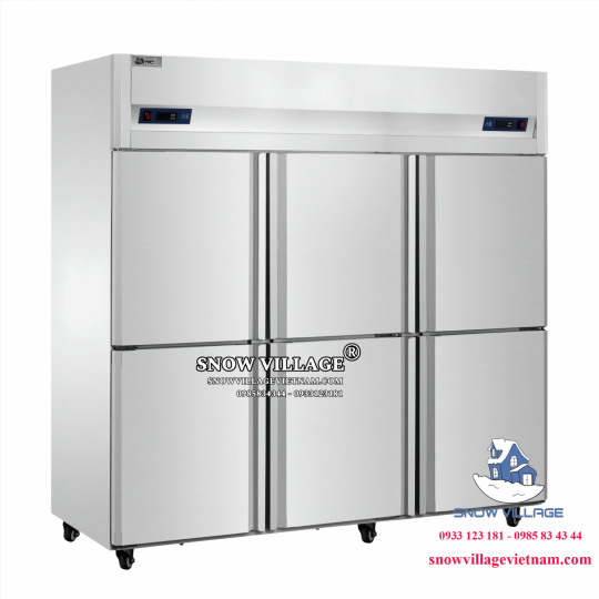 Tủ đông 6 cánh inox 304