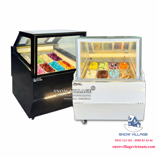 Tủ đông trưng bày kem tươi 8 khay BL-0.8V