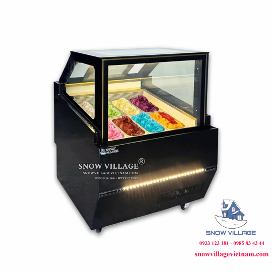 Tủ đông trưng bày kem tươi 8 khay BL-0.8V
