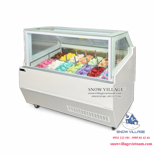 Tủ đông trưng bày kem tươi 14 khay BL-1.4V