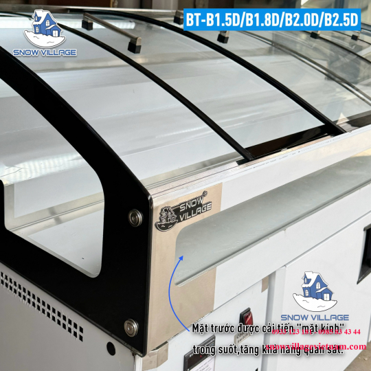 Tủ trưng bày trên mát-dưới đông (dạng nằm) BT-B1.8D