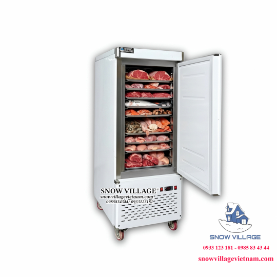Tủ inox cấp đông 9 khay CF-430