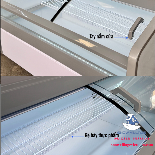 Tủ trưng bày trên mát-dưới đông DC-1200H