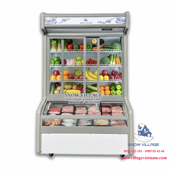 Tủ trưng bày trên mát-dưới đông DC-1200H