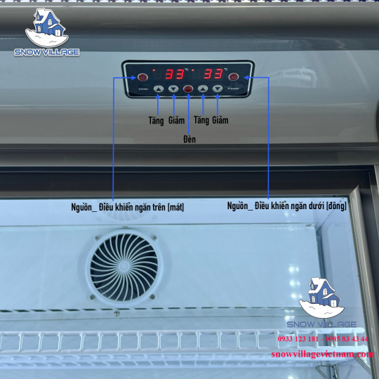 Tủ trưng bày trên mát-dưới đông DC-1600H