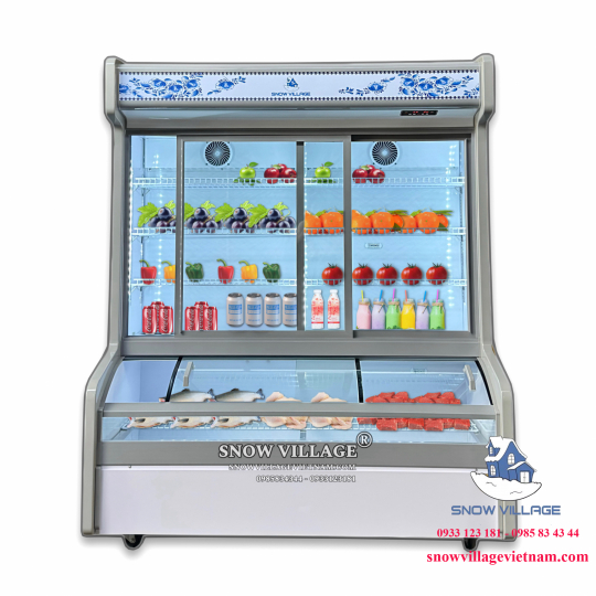 Tủ trưng bày trên mát-dưới đông DC-1600H