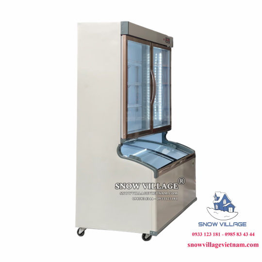 Tủ trên mát dưới đông siêu thị LMD-1262QK