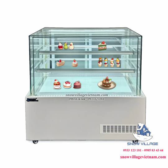 Tủ bánh kem thiết kế 1.2m 3 tầng DG-1200