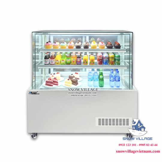 Tủ bánh kem thiết kế 1.2m 3 tầng DG-1200