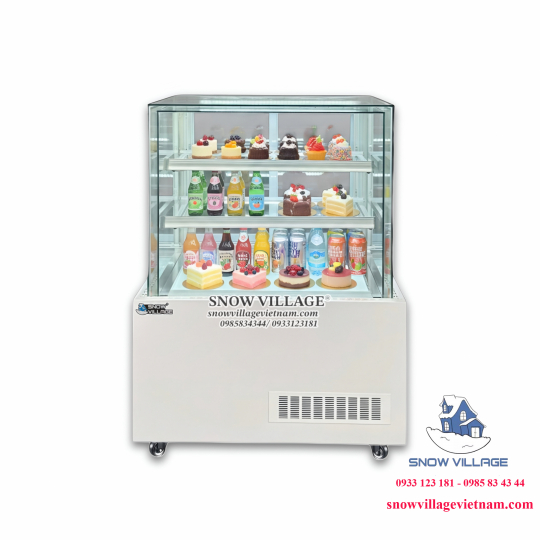Tủ bánh kem thiết kế 90cm 3 tầng DG-900