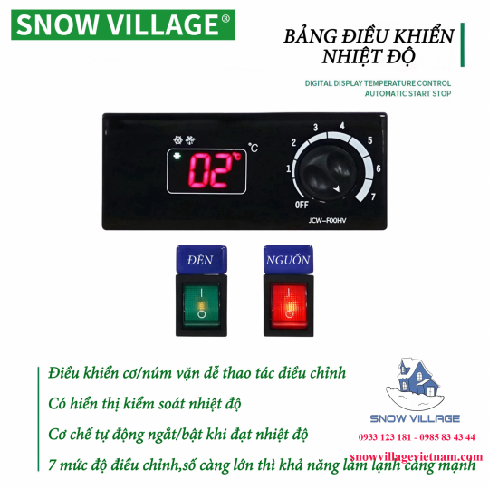Tủ mát trưng bày trái cây siêu thị ZCY-15 Snow Village