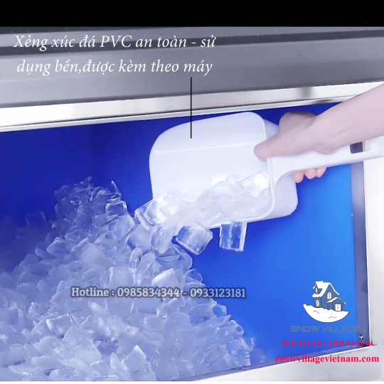 Máy làm đá viên 300kg/24h AP-300 (Quạt lạnh)