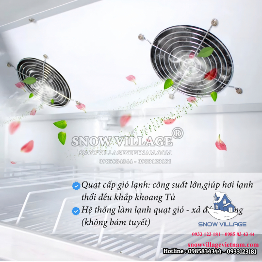 Tủ mát 2 cửa kính 