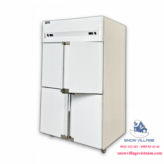 Tủ nửa đông + nửa mát 4 cánh inox 900L SLLDZ4-820LS