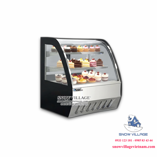 Tủ mát để bàn kính cong 70cm GB-100